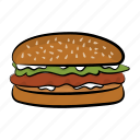 burger, fast food, food, hamburger, junk food