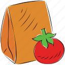 seed bag, tomato, tomato ketchup, tomato seed