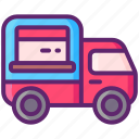 delivery, food, restaurant, truck