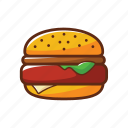 american food, burger, fast food, food, hamburger