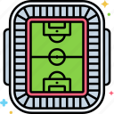 football, game, sport, stadium