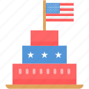 cake, celebrate, independence day, july 4