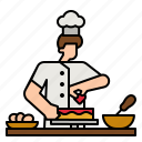 cooking, cook, chef, cooker, people