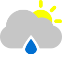 raindrop, cloud, sun