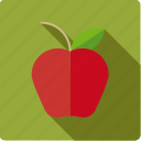 apple, food, fruit, leaf, red