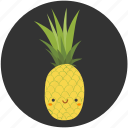 fruit, ingredient, pineapple, sour, sweet, tropical fruit