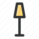 furniture, lamp, light, night, stand