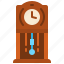 grandfather, clock, living, interior, home, furniture, room 