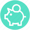 .svg, bank, coins, money bank, piggy, piggy bank, saving