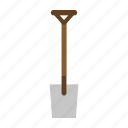 garden, gardening, shovel, tool, work