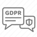 compliance, gdpr, message, popup, privacy