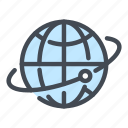 globe, world, internet, network, satellite, connection