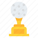 trophy, golf, club, sport, competition, game