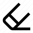 delete, erase, eraser, remove, ui