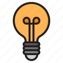 lightbulb, idea, lamp, incandescent, vintage