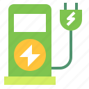 charger, electric, plug, power, recharge, renewable, station