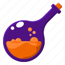 decoration, flask, halloween, liquid, potion