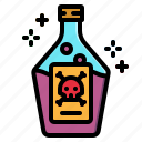 toxic, skull, poisonous, halloween, poison