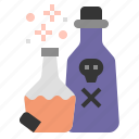 potion, poison, chemistry, witch, halloween, witchcraft, flask