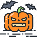 halloween, horror, pumpkin, scary, evil, spooky