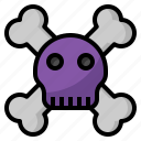 bone, danger, halloween, skeleton, skull