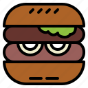 burger, fast, food, hamburger, junk