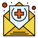 hospital, letter, medical, message