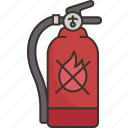 fire, extinguisher, firefighter, safety, emergency