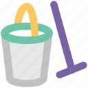 bucket, color bucket, pail, paint, paint bucket, painting