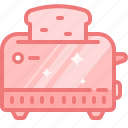 bread, device, electronic, house, kitchen, toaster