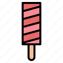 ice cream, popsicle, stick