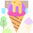 dessert, food, icecream, summer, sweet