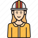 engineer, female, construction, woman