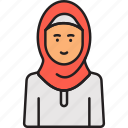 arabian, woman, female, hijab, muslim