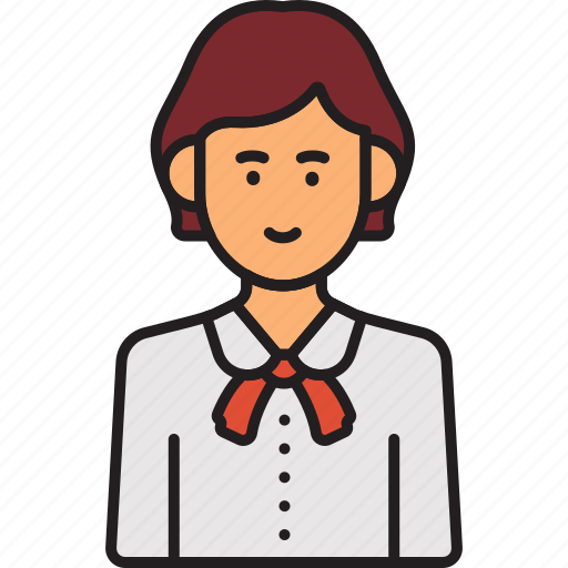 Secretary, assistant, clerk, female, office, woman icon - Download on Iconfinder