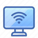 desktop, computer, wifi, internet