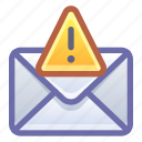 email, mail, warning, alert