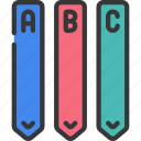 abc, ribbons, graphic, diagram, graphics, ribbon