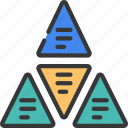 info, triangles, graphic, diagram, graphics, pyramid