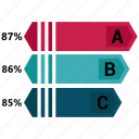 bars, data, infographic, information