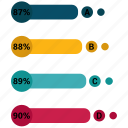 bars, data, infographic, information