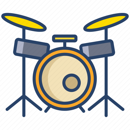 Drums, drum, drumset, instrument icon - Download on Iconfinder