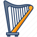 harp, instrument