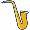 saxophone, instrument