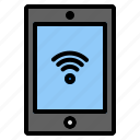 tablet, connection, device, mobile, wifi, wireless, signal