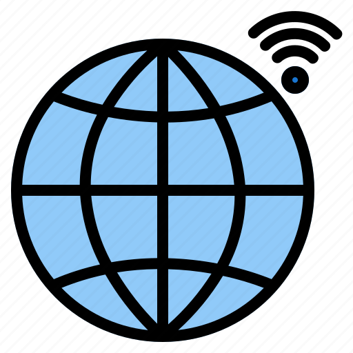 Globe, communications, technology, web, wireless, global, worldwide icon - Download on Iconfinder