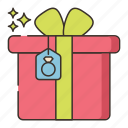 gift, box, package, parcel, present