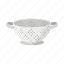 colander, dishes, equipment, fixture, kitchen, sieve, tool