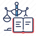 book, dictionary, legal, scales