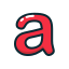 a, letter, lowercase, red 